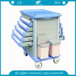 NEWEST Item! High-quality hospital ABS medical trolley-AG-MT011A1 medical trolley