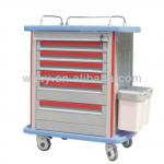 ABS Plastic used medication carts with drawers-KY000704-A