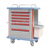 ABS Plastic used medication carts with drawers