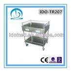 Hospital Stainless Steel Instrument Cart With Drawer-IDO-TR207