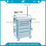 AG-ET005B1 Luxurious ABS mobile emergency crash cart-AG-ET005B1 emergency cart