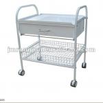 RJ-8225 White practical hospital trolley-RJ-8225