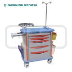 ABS Medical Crash Cart with CPR Pad-ABS Medical Crash Cart TC4001A