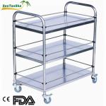 With basin stand by CE/FDA approved Medical instrument trolley