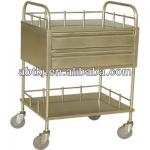 high quality stainless steel hospital medicine cart