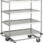 NSF Stainless Steel Restaurant Service Cart For Dish-XDCT-4F-01