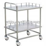 stainless steel treatment trolley