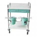 customized stainless steel wards visit trolley