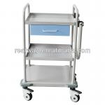 Steel Dressing Cart Medical Cart with Wheels