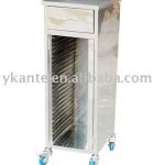 Stainless steel single-copy medical record trolley