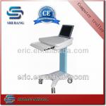 CE,ISO!! New design medical plastic Fan-shaped laptop computer cart