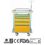 H2 ABS Hospital Medical Trolley