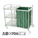 B32 Stainless Steel Hospital Linen Trolley-B32