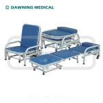 High quanlity CE, ISO approved Steel Cheap Accompany Chair Bed for sale