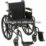 Height adjustable manual wheelchair