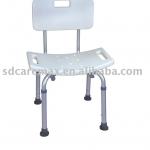 Shower commode Chair with Back,Tool Free