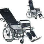 manual patient wheel chair made of stainless steel