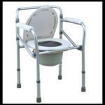 BATHROOM ADJUSTABLE ALUMINUM COMMODE CHAIR FS894L