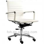 Model Hospital Chair Medium Back Leather Swivel Doctor Chair in White (FOH-F11-B09 Doctor Chair)-FOH-B09