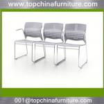 Topchina stainless steel waiting chairs-TJC06-3