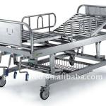 Stainless Steel Three Shakes ICU Emergency Bed