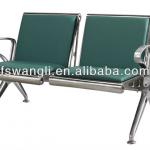 (Hospital chairs manufacturer) Stainless steel hospital waiting chairs with sofa-WL700-02S