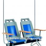Plastic seat hospital arm chair
