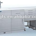 Medical equipment/anti-fingerprint stainless steel dental cabinet/hospital furniture