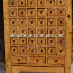 Chinese antique reclaimed solid wood distressed medicine cabinet