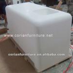 Corian made customer sized cabinet