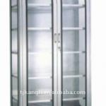 2012 Model 2 Stainless steel instrument cabinet with the glass on three sides