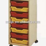 8 drawers plastic storage cubbies