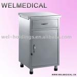 WM502 stainless steel hospital bedside table