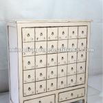 Chinese antique white medicine cabinet