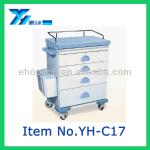 ABS Plastic Anesthesia Emergency Hospital Trolley YH-C17
