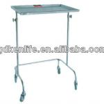 Stainless steel hospital Tray Stand with Two Post,-K-D058