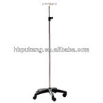 stainless steel hospital IV pole stand