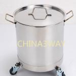 stainless steel hospital kick bucket