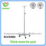 Steel floor stand I.V. poles, floor stand transfusion pole -stainless steel Four Leg IV Poles-HS Transfusion Stand