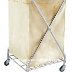 Foldable Hotel Trolley Room Service Carts with wheels/guest room service carts/linen trolley service carts