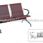 Metal hospital waiting chair