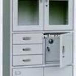 Steel office instrument filing cabinet with a box inside furniture