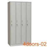 2013hot sale high qualigy Closet Cabinet for public place-4doors-02