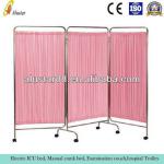 ALS-WS11 PU Leather Stainless Steel Medical Folding Privacy Screen-ALS-WS11