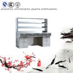 stainless steel hospital working table with shelf &amp;drawers-HCL-059-16