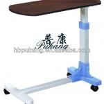 Supply high quality movable hospital dining table with wooden top board F-32-F-32