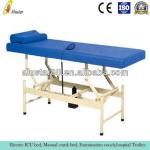 ALS-EX105 Poder coated steel Gynaecology Electric examination couch with pillow-ALS-EX105