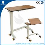 BT-AT007 Height adjustable wood overbed table