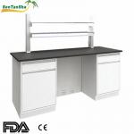 With CE/FDA approved Hospital workbench with shelf