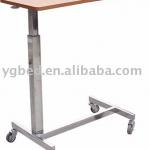 stainless steel lift overbed table